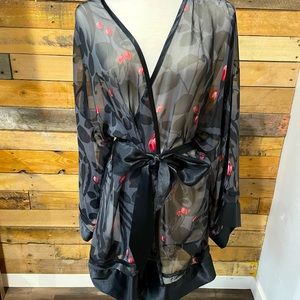 Vintage Victoria Secret Floral Robe